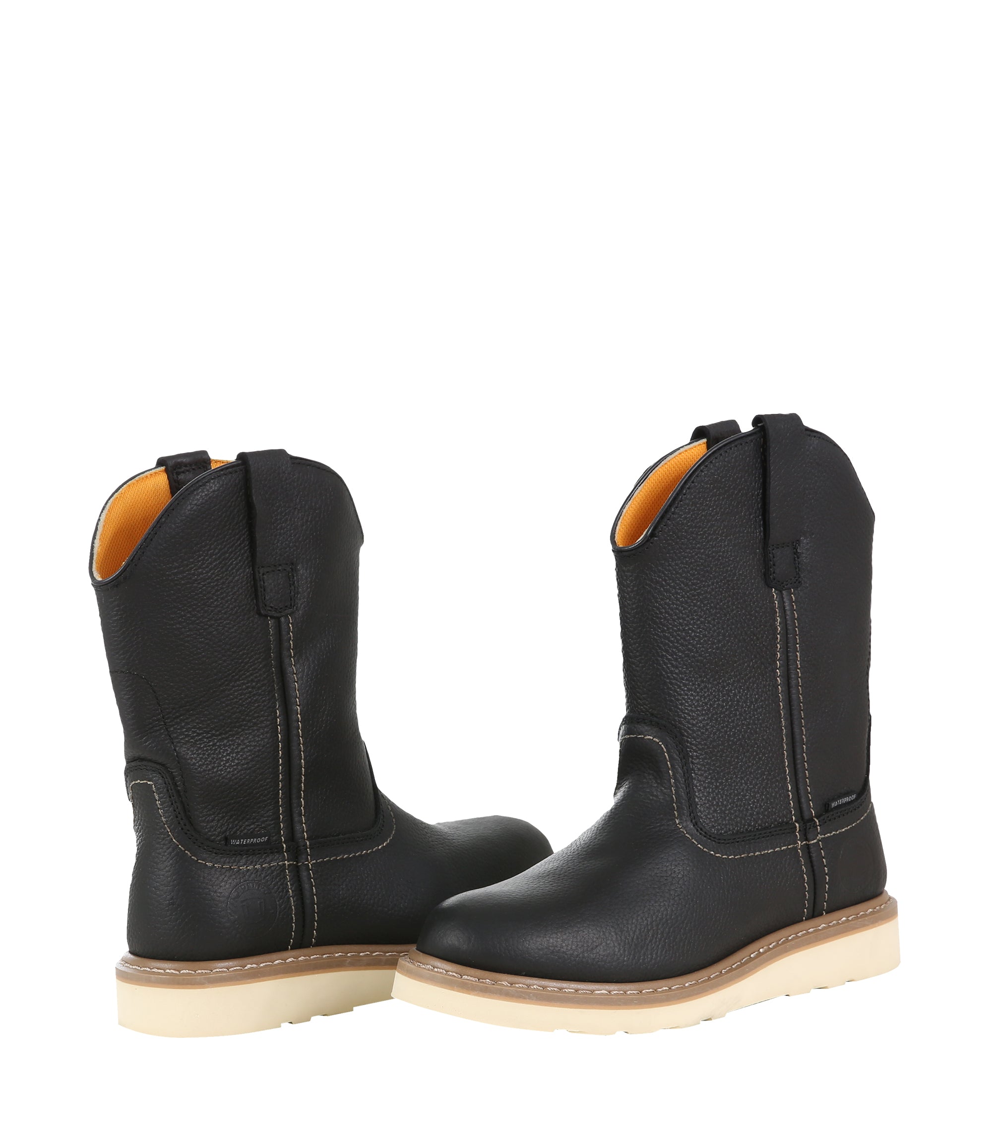 Wedge fashion sole wellington boots