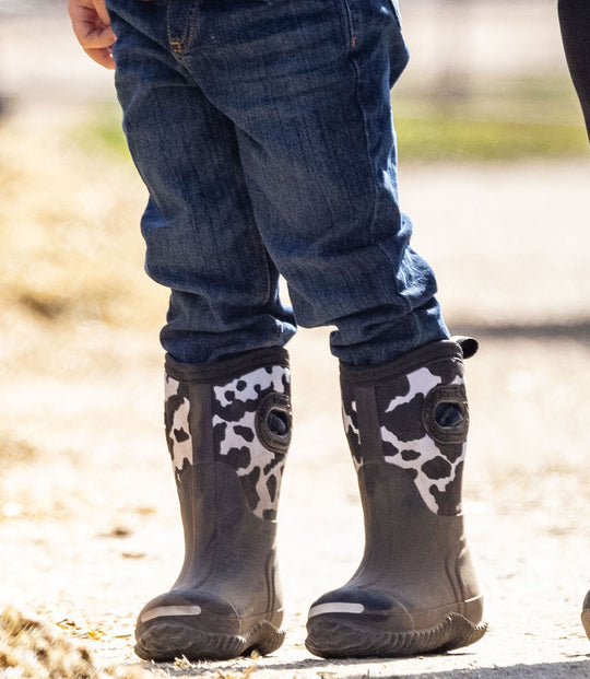 Kids/Youth MUDS® Cow Print High (Closeout)